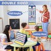 Large Visual Schedule Pocket Chart for Classroom Daily Schedule Board