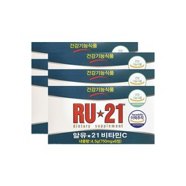RU21 Ryu21 Vitamin C 750mg x 6 tablets x 6 / 알유21 비타민C 750mg x 6정 x 6개