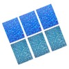 ULTECHNOVO 6pcs Water Ripple Paper Sticker Realistic Artificial Stream Material