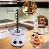 4-tier Electric Chocolate Fondue Fountain, Stainless Steel Chocolate Melting Machine