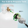 SHINESTAR 3.5 Feet Universal Gas Grill Regulator and Hose with