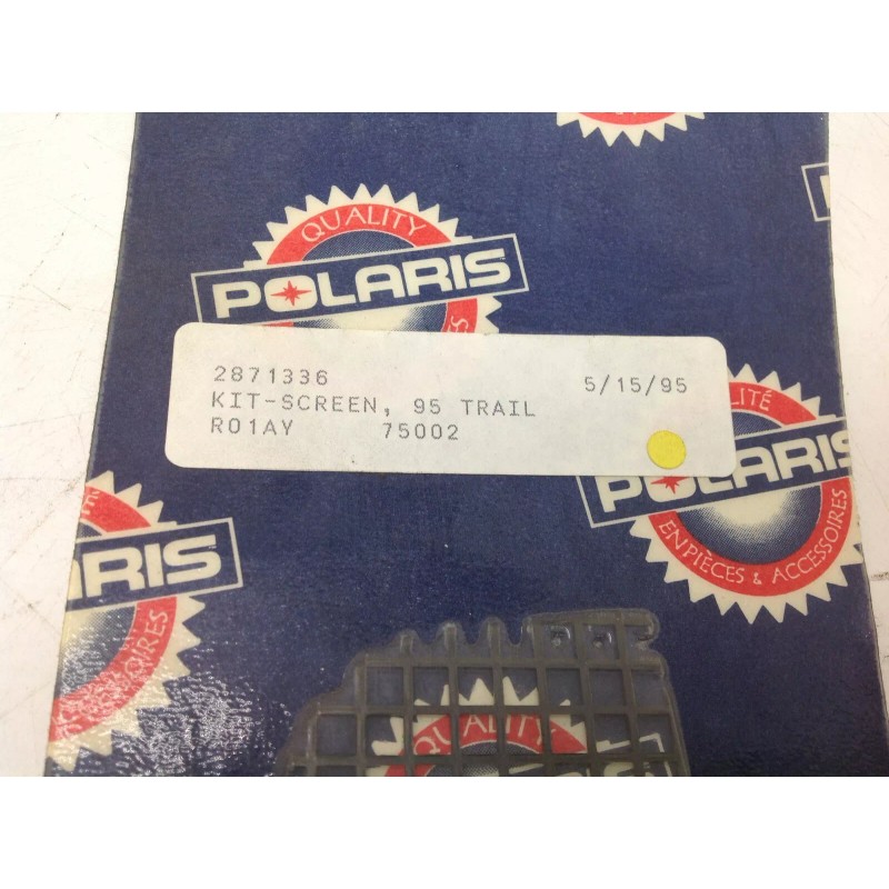 Polaris 95 Trail Snowmobile New OEM Hood Screen Vent Kit