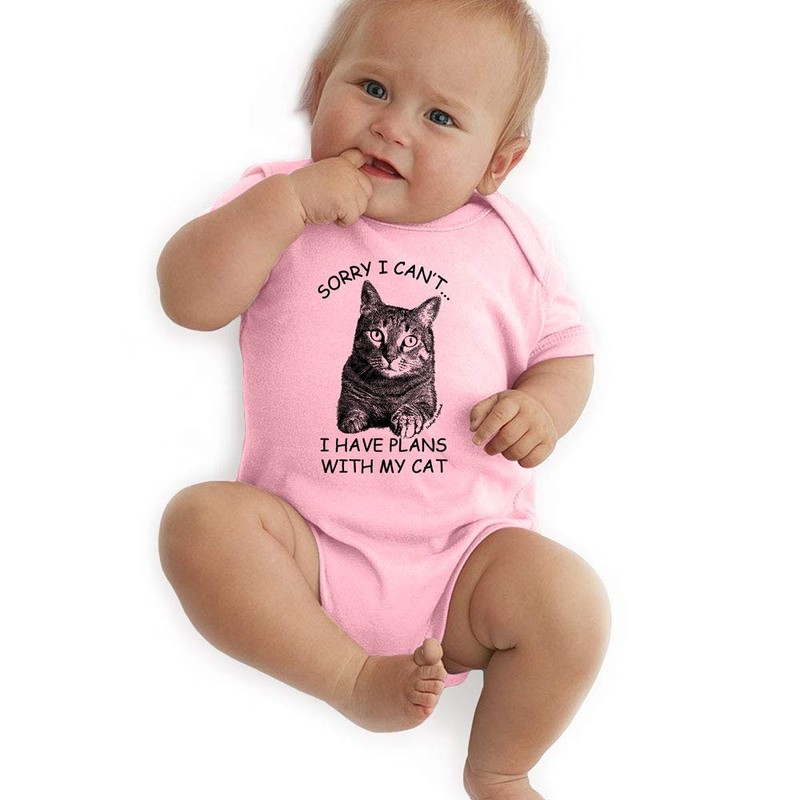 Indigo Legend Funny Cat Bodysuit Baby, Sorry .I Have Plans