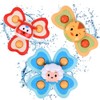 Ainiv 3PCS Suction Cup Spinner Toy, Baby Spinning Top Toys