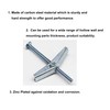 cSeao 22 Pieces Heavy Duty Drywall Ceiling TV Anchors Toggle