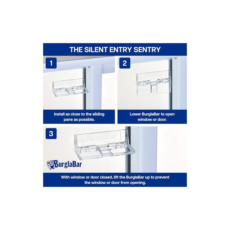 2 Pack for Sliding Door Locks for Sliding Glass Doors