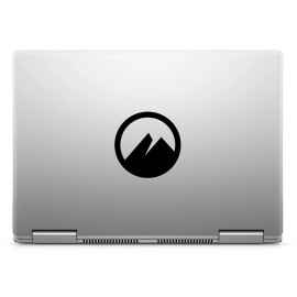 Adheaz Cinnamon DE Linux Desktop Laptop Decal in Multiple Colors and Sizes - Matte Silver, 3" x 3"