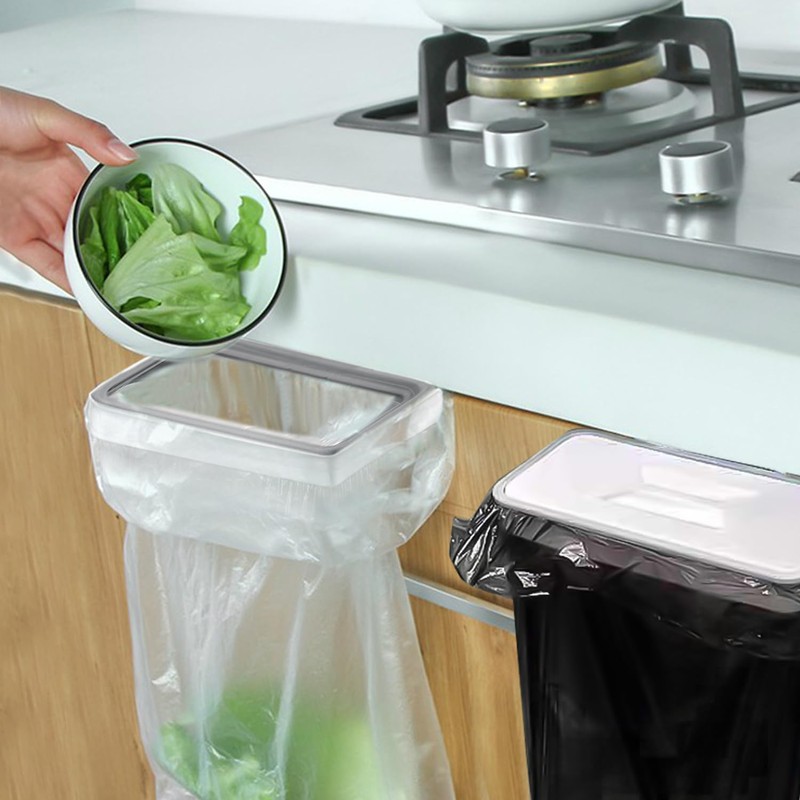 USHXVG 2 pieces of garbage bag racks, camping accessories, hanging