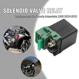 JUUDDENPARTS 5850-MT4-003 Motorcycle Starter Solenoid Relay, Replacement for Honda Interstate 1300 2010-2015 Stateline 1300 2010-2016, Replaces 35850-MT4-000