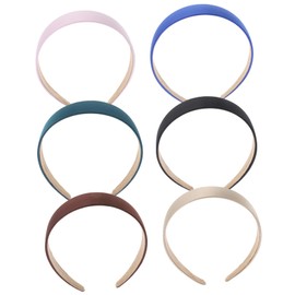 VICASKY 6pcs Women Headbands Soft Solid Color Hair Bands for Teens Minimalist Headdresses for Parties Festivals and Everyday Wear