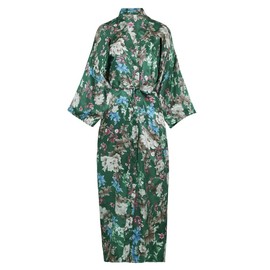 Ladies Kimono Dressing Gowns Floral Kimono Robe Printed Cardigan for Women Wedding Bonding Party Pyjamas