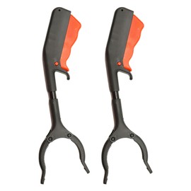 2 Stück Greifzange für Gegenstände, Greifmittel für Abfall, Frutale für Gegenstände im Teleskop, Werkzeug zum Auffangen von Abfällen, für jede Abfallsammlung