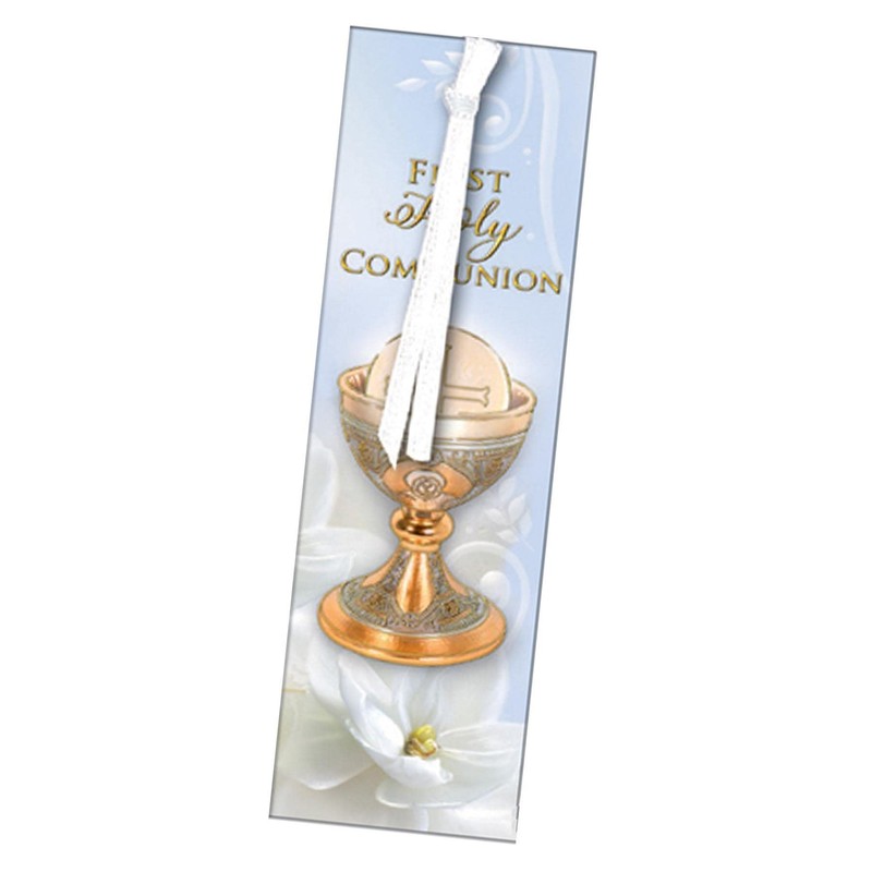 First Holy Communion Card and Envelope with Bookmark Gold Detail