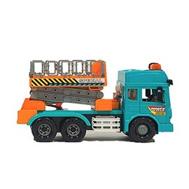 MeeYum Kids Pretend Play Friction Powered Vehicle Repair Toy Truck with Lights and Sound for Kids
