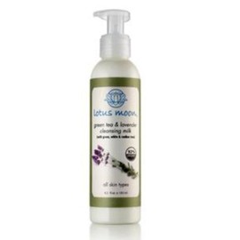 Lotus Moon® Green Tea and Lavender Cleansing Milk | For Dry Skin, Plant-Based, Clean, Cruelty-Free, Functional Skincare (6.2 fl oz | 186 ml)