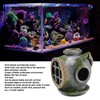 Aquarium Helmet Ornament Simulation Toxic Free Hideout House Resin Fish