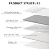 STICKGOO 100-Pieces Peel and Stick Backsplash, 3" x 6" PVC