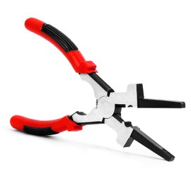 Ziopetru 8"MIG Welding Pliers, Multi-functional Carbon Steel MIG Welding Pliers with Insulated Handle, Long Nose Pliers Wire Cutting Pliers for Professional Welding - Reliable and Durable