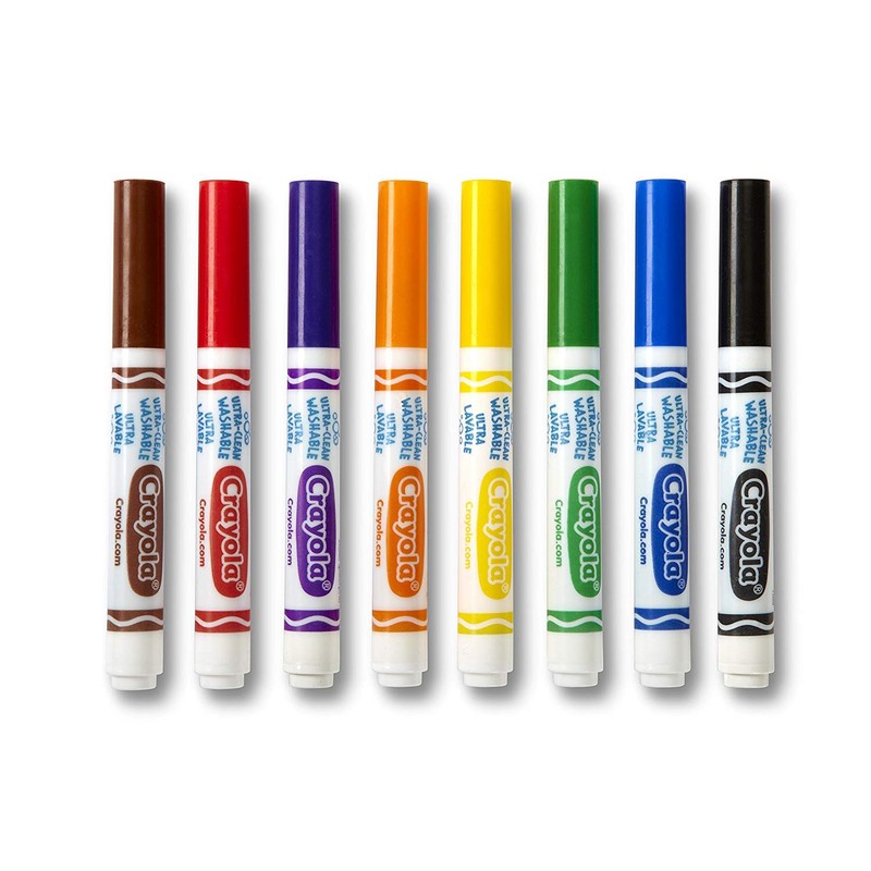 Crayola 8ct Washable Markers Fine