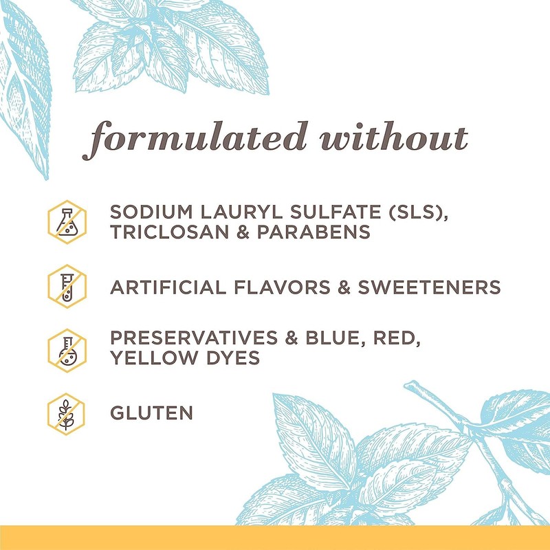 Burt's Bees Extra White Toothpaste, Fluoride Toothpaste, Natural Flavor, Mountain