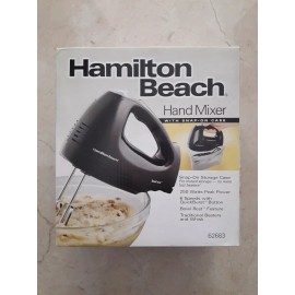Hamilton Beach Hand Mixer with Snap-On Case 62683 - Brand New & Sealed