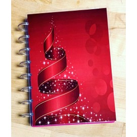Handmade Red Sparkle Tree Ornament Xmas Winter Cover Set 4 use w TUL/Arc (8 disc) Planner