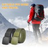 Aomig Work Belt Men's Adjustable Nylon Fabric Belt Business Belt