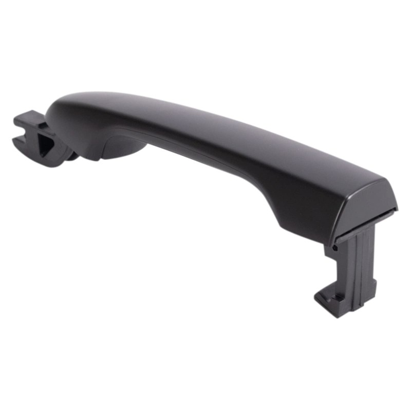 TRQ Front Left Exterior Door Handle Black Drivers Side Compatible