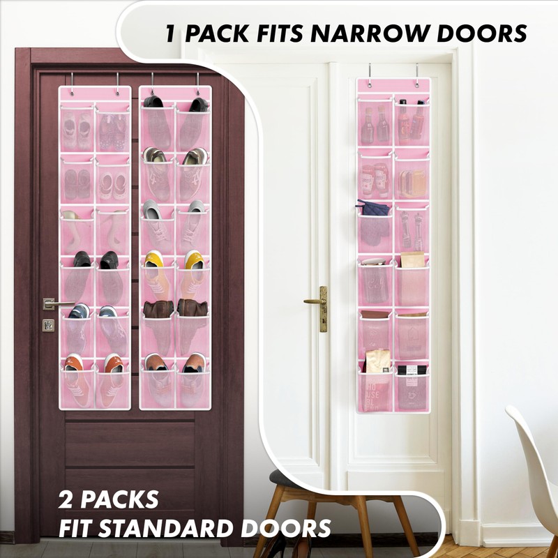 Simple Houseware 12 Pockets Large Over Door Shoe Organizer, 2