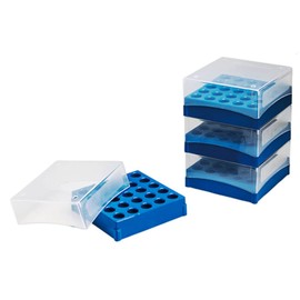 Azuwan Freezer Box (for 0 ml) F18852-0017 3-6197-01 5.2 x 2.0 inches (133 x 133 x 51 mm), Storage for 25 Bottles, 4 Packs