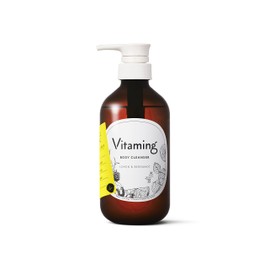 Vitaming Women's Body Soap, 16.9 fl oz (500 ml), Lemon & Bergamot Scent, Vitamin Care