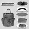 Versatile Collapsible Basket with Handles: Portable Picnic, Beach, Garden Shopping