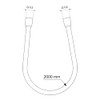 Ideal Standard Idealrain Idealflex Shower Hose, 2m, Chrome