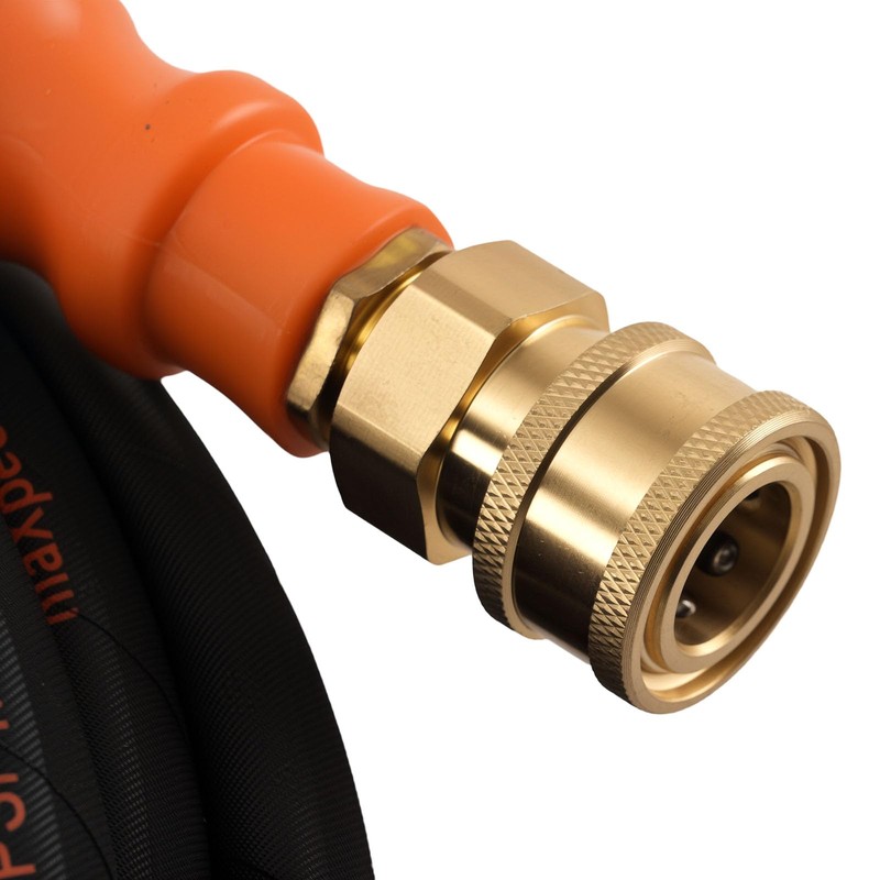 maXpeedingrods 1/4" Pressure Washer Hose 125FT, 4800PSI Kink Resistant