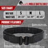 WOLF TACTICAL Molle Battle Belt - 2' Quick-Release War Belt