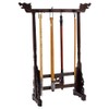 PH PandaHall 8-Pin Wood Calligrapghy Brush Holder Chinese Brushes Hanging