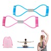 atnayo Figure 8 Resistance Band,Resistance Bands with Handle,Exercising Arms Chest