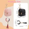 JEPELUS 2Pcs Mini Portable Backpack Keychain & 2Pcs Beaded Keychain