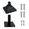Rockwill Heavy Duty Steel Fence Base Flange Kit for 1