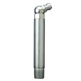 Alemite 1649-B Hydraulic Loose Fitting, 65 Degree Type, OAL 2-3/4", Shank Length 2-1/4", Hex Size 3/8", 1/8" PTF