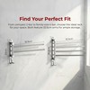 Swivel Towel Rack Wall Mounted, 1/2/3/4/6-Bar Options, 12.8" Long Arm