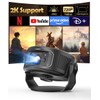 Magcubic Smart Projector 2K Support, Portable Projector with WiFi 5