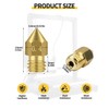 20 PCS MK8 Ender 3 V2 Nozzles 0.4MM,