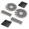 YESWELDER Round Dual Sided Metal Sheet Gage & Metal Sheet