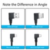 Micro USB Power Data Cable Cable 60CM, 90 Degree USB