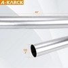 A-KARCK Straight Exhaust Pipe 2" OD, Stainless Steel 40" Long