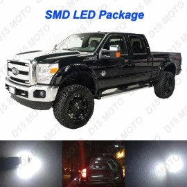 D15M 18x Ultra White Interior LED Bulbs +Reverse+ Tag Lights For 2008-2016 Ford F250