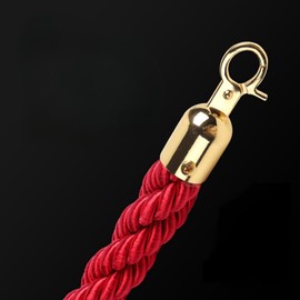 ILLIDAN Rope Partition, Pole Rope, 3.9 ft (1.5 m), Nascan Hook, Matrix Organization Pole, Matrix Partition Pole, Hotel Bank, Airport, Amusement Park, Braided Type, Airport, Exhibition, Store Supplies,