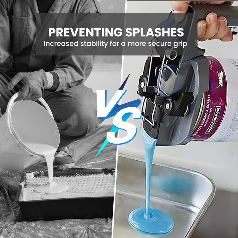 Paint Mixing Mate Lid 1Gallon Paint Can Mixer With Hand-crank