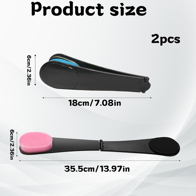 2Pcs Lotion Applicator for Back, Back Cream Applicator Long Handle